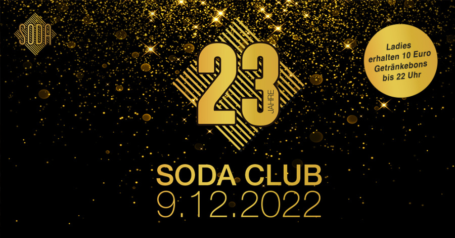 23 years SODA CLUB